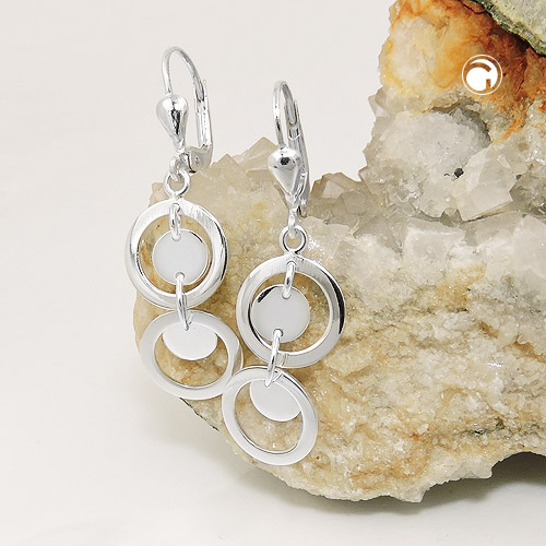 Créoles argent 925 cercle puissant