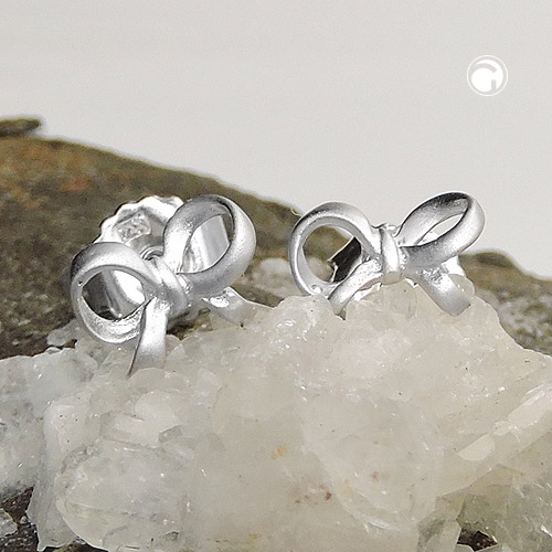 Boucles d'oreilles argent sterling mate 8x6 mm