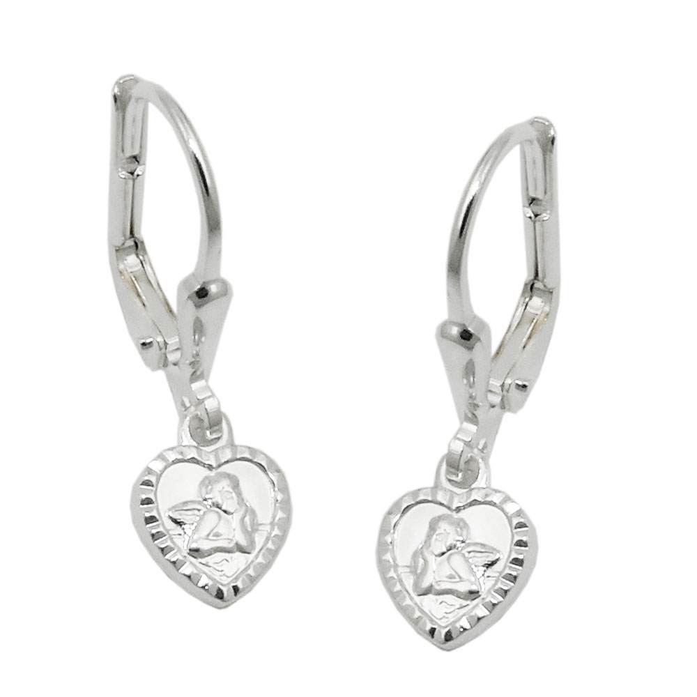 Boucles d'oreilles argent 925 avec zirconium