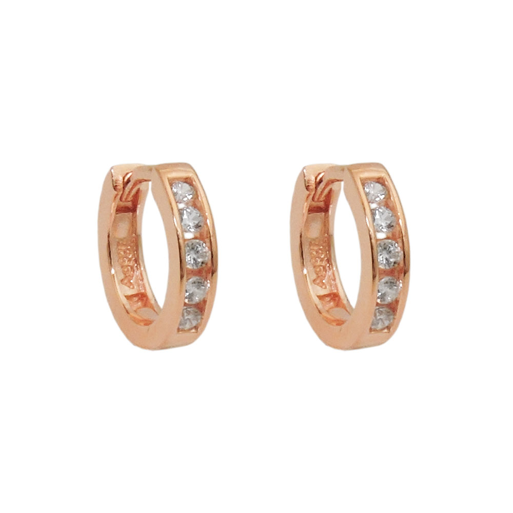 Boucles d'oreilles créoles argent 925 fines
