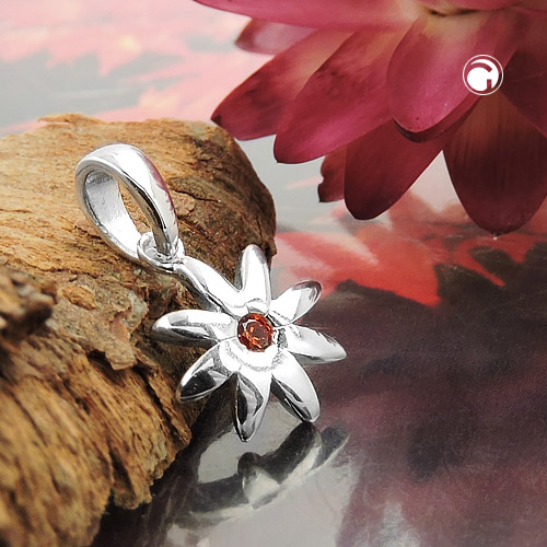 Bijou pendentif argent sterling zirconia vue détaillée