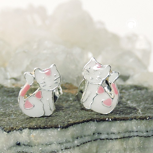 Paire de boucles d'oreilles en argent sterling