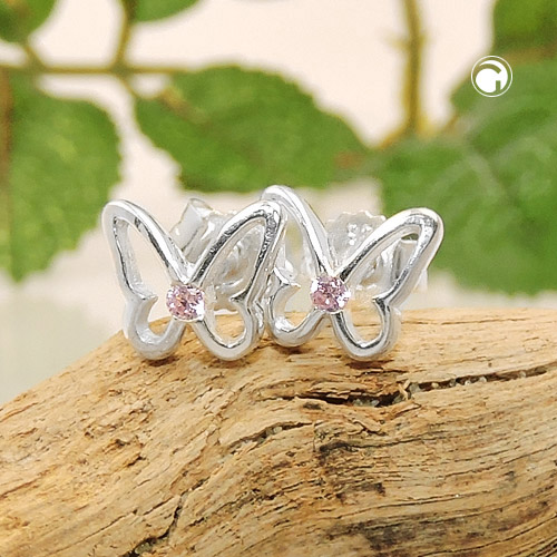 Paire de boucles d'oreilles argent sterling 6x7mm