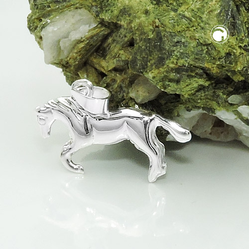 Pendentif argent cheval motif cheval miniature