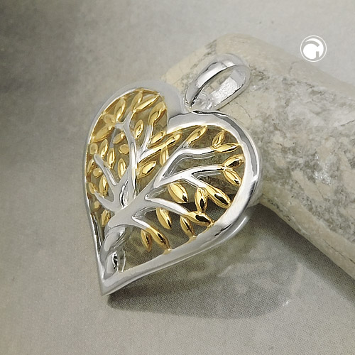 Bijou argent arbre de vie pendentif femme