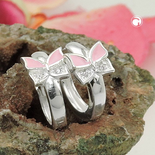 Paire de boucles d'oreilles argent sterling minimalistes